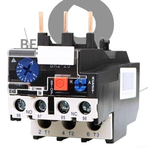 Image of JR2-25 Thermal Overload For Relay for AC Motor Protection, Adjustable 0.63–10A Trip Current, 3-Pole Plug-In Design with Manual Reset, IP20 Rating, 690V Insulation,(1.6-2.5A)