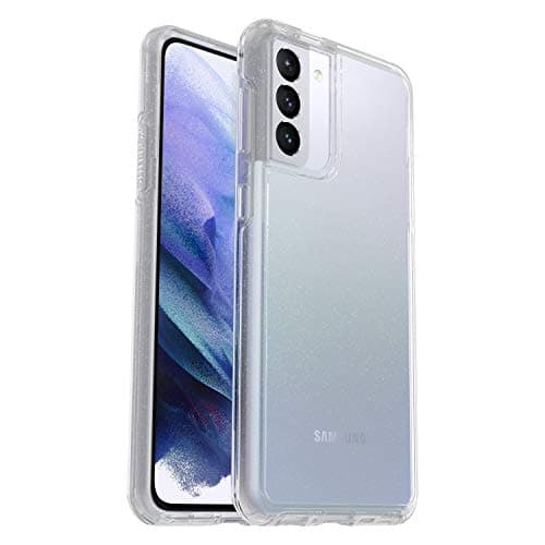 Image of OtterBox Symmetry Clear Case for Samsung Galaxy S21+ 5G, Shockproof, Drop proof, Protective Thin Case, 3x Tested to Military Standard, Antimicrobial Protection, Stardust