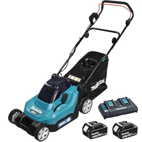 Image of Makita DLM382PG2 18v / 36v LXT Cordless Lithium Battery Lawn Mower 2 x 6.0ah
