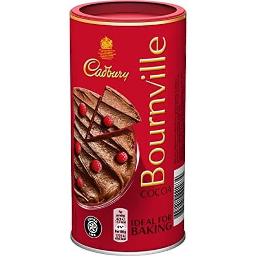 Image of Cadbury Bournville Cocoa Powder, Rich Cocoa Powder for Easter Baking & Drinking, Approximately 62 Servings, 250 g (Pack of 1)