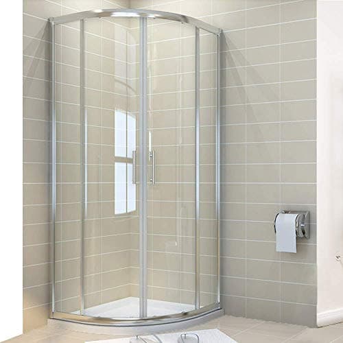 Image of ELEGANT 900 x 900 mm Quadrant Shower Enclosure Cubicle Sliding Glass Door