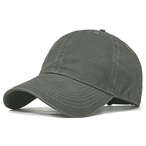 Image of I Kua Fly Baseball Cap Unisex Casual Outdoor Sports Hat Adjustable Baseball Cap for Men Women (Olive)