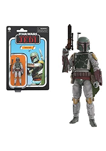 Image of Star Wars The Vintage Collection Boba Fett Toy, 9,5 cm-Scale Return of the Jedi Action Figure, Toys for Kids Ages 4 and Up