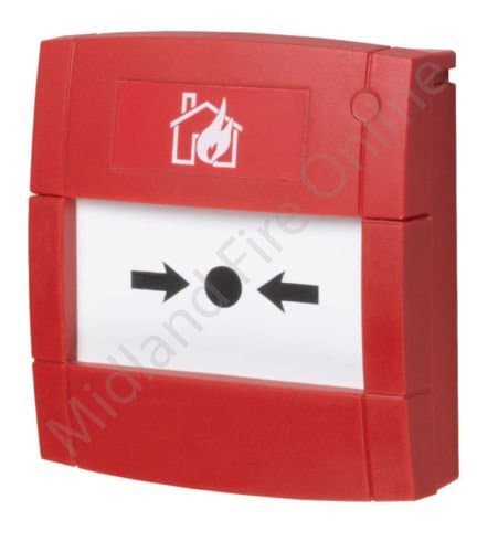 Image of KAC Fire Alarm Conventional Manual Call Point - FLUSH by Midland Fire On-Line