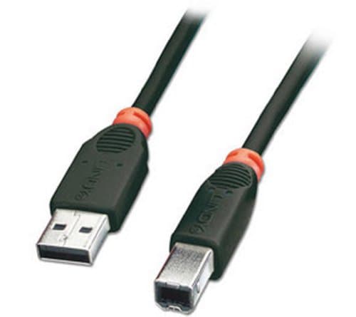 Image of LINDY 2m USB 2.0 Cable - Type A to B, Black