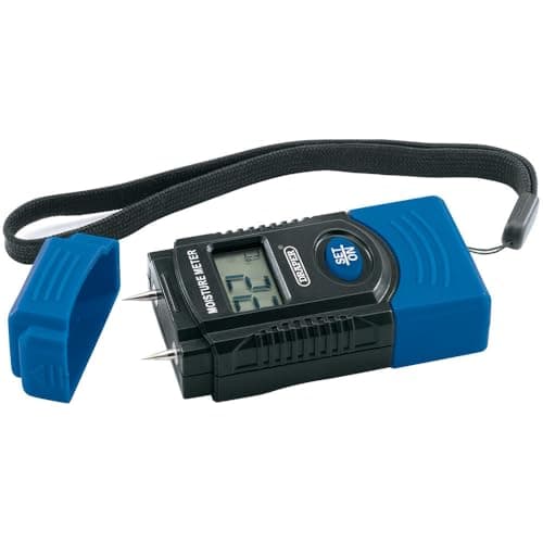 Image of Draper 43618 Moisture Meter for Measuring Water in Wood Concrete and Plaster