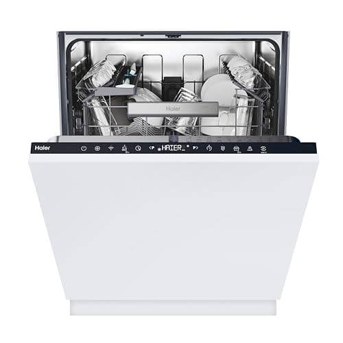 Image of Haier XI 4C4S0SB-80 Washlens Plus Series 2 Integrated Dishwasher, 14 place Setting, Black Bezel, C Rated