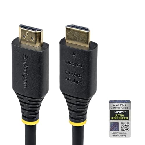 Image of StarTech.com 1m (3ft) Certified Ultra High Speed HDMI Cable, 8K 60Hz/4K 120Hz, HDMI 2.1 Cord with HDR10+ / eARC, 48Gbps