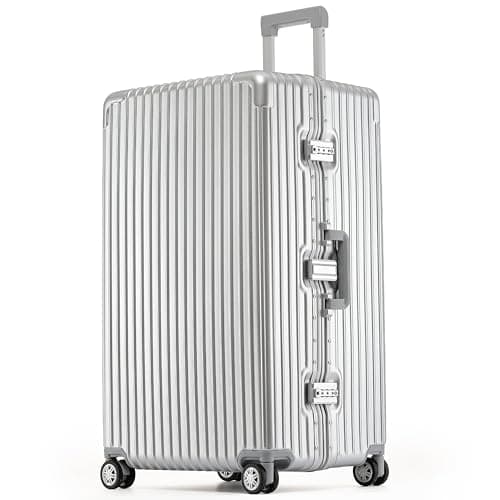 Image of Flight Knight Large Trunk Suitcase 80cm | ABS Hard Shell Luggage for Week-Long Holiday Check-in | Max Capacity Deep Split Design | Lightweight, Secure TSA Lock & Silent Spinner
