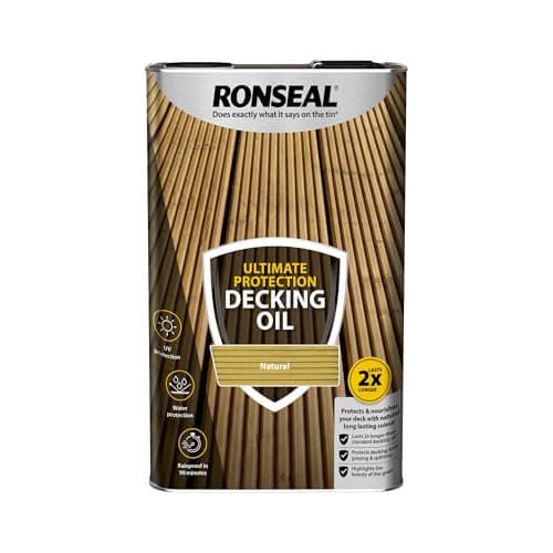 Image of RONSEAL Ultimate Protection Decking Oil Natural 5L