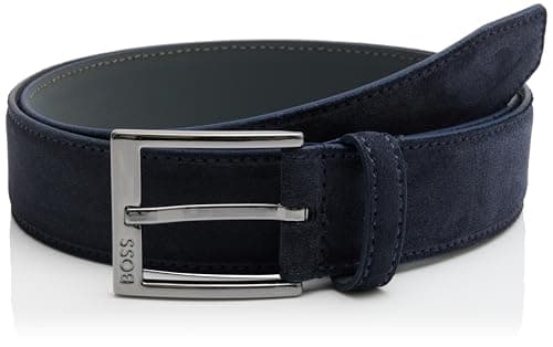 Image of BOSS Men's Belt, Dark Blue 401., 80 cm
