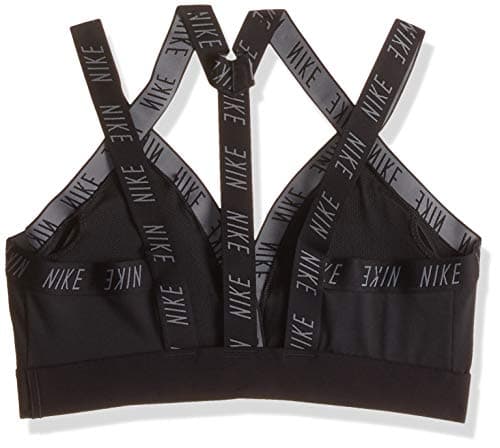Image of Nike Women Indy Light-Support Sports Bra - Black/Black/Cool Grey, Small