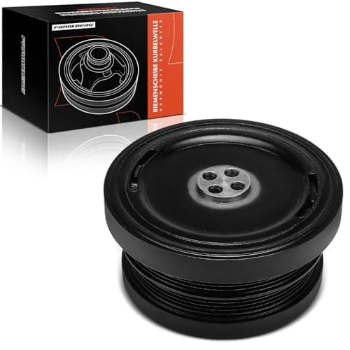 Image of Frankberg Pulley Crankshaft Diesel Compatible with 3 Series E46 3 Series Touring E46 5 Series E39 5 Series Touring E39 X5 E53 Rang.e Rove.r III L322 Omega B V94 Replace# 11232247890