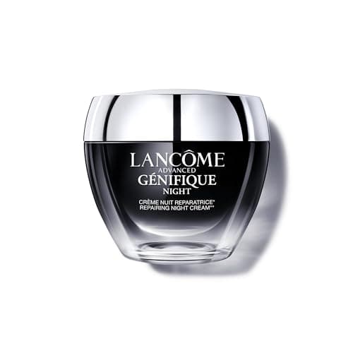 Image of Lancôme Advanced Génifique Night Cream, Skin Hydrating & Repairing Night Moisturiser for Younger-Looking, Healthier Skin, With Pre and Probiotics, Ceramides & Hyaluronic Acid, 50ml