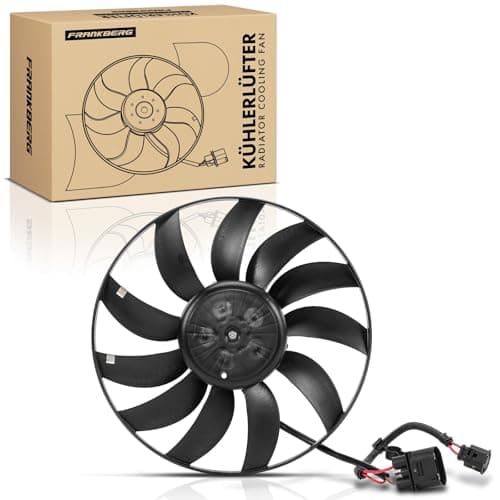 Image of Frankberg Radiator Fan 350mm Compatible with Golf V 1K1 1.4L-2.0L 2003-2008 Altea 5P1 1.4L 1.6L 2004-2024 Replace# 1K0959455CN