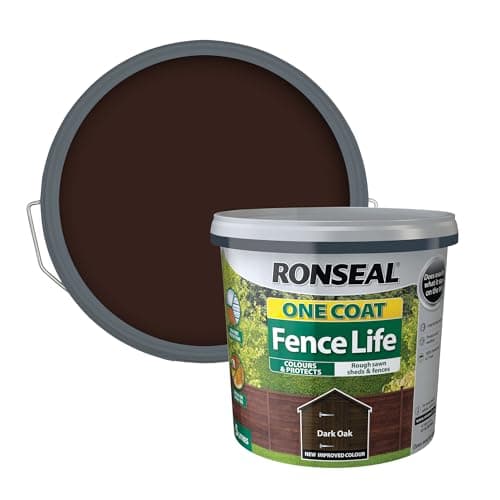 Image of Ronseal One Coat Fence Life Dark Oak 5L