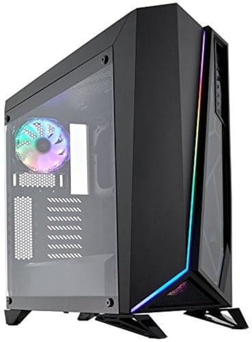 Image of Corsair Carbide SPEC-OMEGA RGB Tempered Glass Mid-Tower ATX Gaming Case - Black