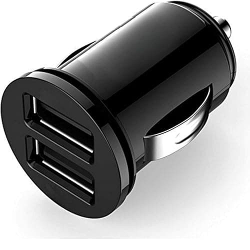 Image of Super Fast Car Charger USB Car Charger Adapter, Mini Dual Port 12V/24V USB Cigarette Lighter Socket Adapter Plug for i-Phone 17 Pro Max 16 15 14 13, Sam-sung S25 S24 & All Types of Android Phones