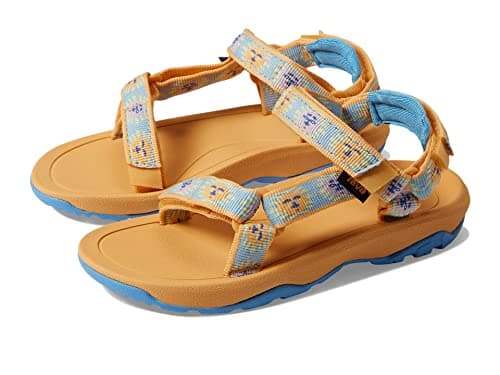 Image of Teva Kids T Hurricane Xlt 2 Sandal, Sun Face Blue Sky, UK 5