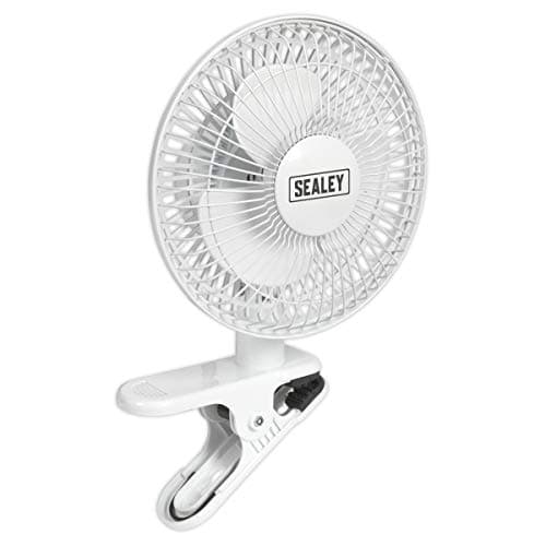 Image of Sealey Scf8W Clip-On Fan 2-Speed 8 230V
