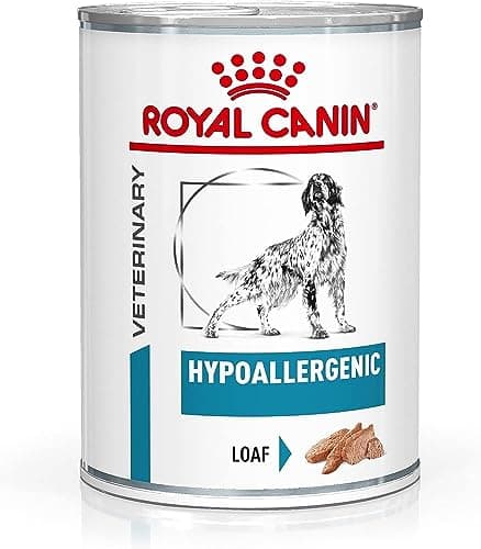 Image of Royal Canin Veterinary Hypoallergenic Mousse | 12 x 400g | Complete Diet Food for Adult Dogs | With Hydrolyzed Protein | To Support the Skin Barrier