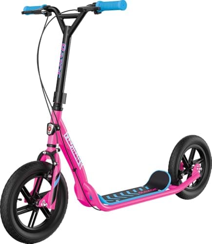 Image of Razor Flashback Kick Scooter – 12" Air Tires, Dual Brakes, BMX Style for Ages 8+