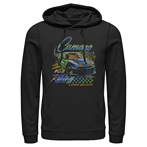 Image of Fifth Sun Men's Camaro Racer Hooded Sweatshirt, Black, XX-Large