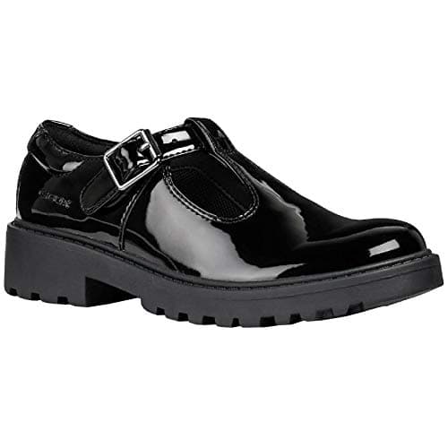 Image of Geox Girl's J Casey Girl Ballerina, Black, 3 UK Child