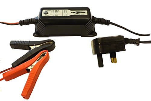 Image of ANSMANN ALCT 6-24/2 Lead Acid Battery Charger Vehicle Car Battery Charger for 6V, 12V and 24V lead acid and lead gel Batteries, Black