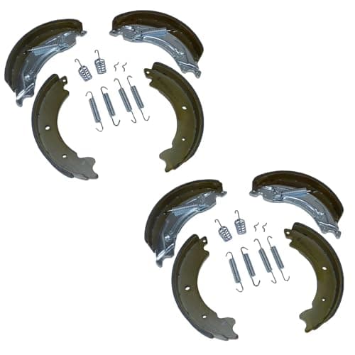 Image of AB Tools 203 x 40mm KNOTT Type Trailer Brake Shoes For 4 x Brake Drums Twin Axle