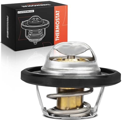 Image of Frankberg Engine Coolant thermostat Housing 82°C with Gasket Compatible with Fiesta IV/V/VI Ecosport Focus II/III Fusion JU B-Max JK Puma EC C-Max Mondeo IV BA7 V50 C30 S40 II Replace# 30711624