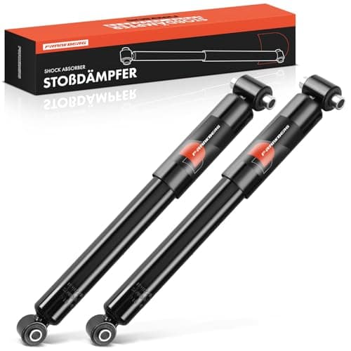 Image of Frankberg 2x Shock Absorber Strut Rear Left Right 479mm Gas pressure Compatible with Tourneo Custom V362 Bus F3 Transit Custom V362 Bus F3 Replace# 1869801