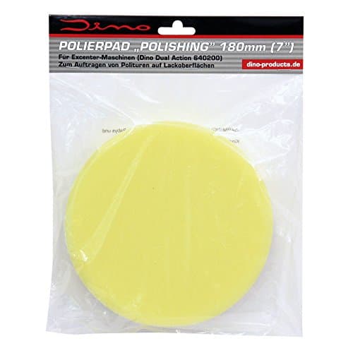 Image of Dino KRAFTPAKET 180 mm Polishing Pad Medium | Polishing Sponge Medium Hard with Velcro | Diameter 180 mm, Height 30 mm