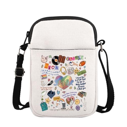 Image of Heart Stopper Crossbody Bag LGBT Book Crossbody Bag LGBT Pride Gift Love Is Love Bag Gay Pride Shoulder Bag Gay Juice Bag (CB, Stopper Mini-PY2)