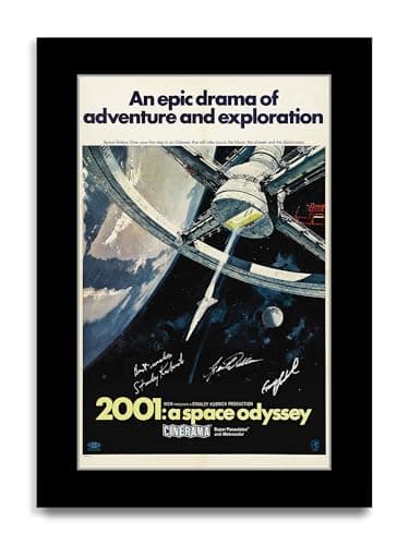 Image of HWC Trading 2001 A Space Odyssey Gifts Printed Poster Signed Autograph Picture for Movie Memorabilia Fans (ID-002739) - A4 Print Only