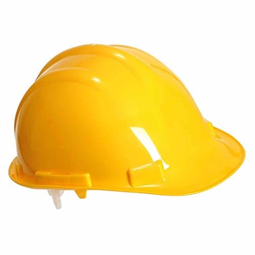 Image of Portwest PW50 Light Adjustable Expertbase Safety Helmet Yellow