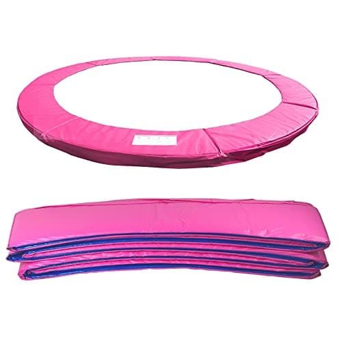 Image of Green Bay 10FT 305cm Premium Replacement Trampoline Surround Pad | UV resistant PVC top | EPE foam(thickness:15mm, width:300mm) | Safety Guard Spring Cover Padding Pads Pink for 8 poles Trampoline
