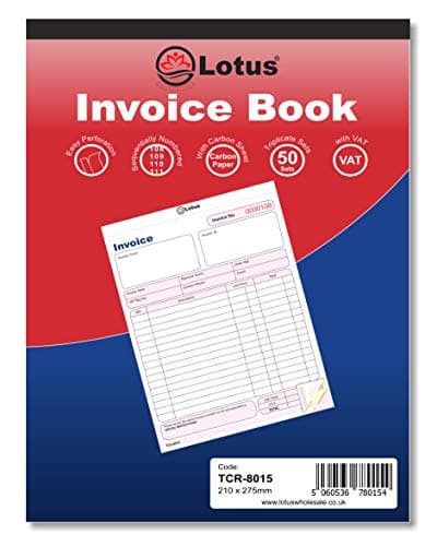 Image of Triplicate Invoice Book | 210 x 275mm | Invoice Book Triplicate, 3-Parts with Carbon Sheet - TCR-8015 (5 Books)