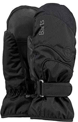 Image of Barts Basic Ski Mittens Women/Men - winter gloves women´s men´s with lining, Hook-and-loop closure Autumn-Winter - 7 HS black