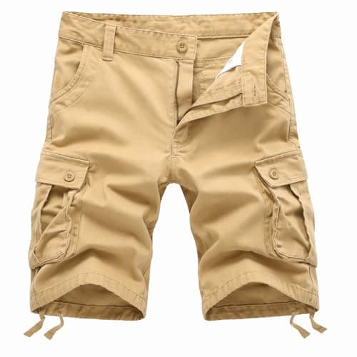 Image of Blu Apparel Men's Cargo Shorts (34 - Beige)