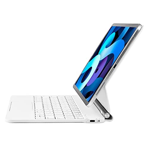 Image of Magic Keyboard for iPad Pro 12.9 inch (3rd,4th,5th and 6th gen) and iPad Air 13 (M2 2024/ M3 2025), Bluetooth iPad Pro12.9/Air 13 Case with Keyboard, Trackpad, Backlit, USB-C Charging,White