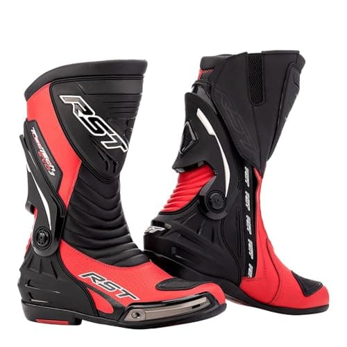 Image of RST Tractech Evo III CE Sport Motorcycle Boots (Red, Black, uk_footwear_size_system, adult, men, numeric, medium, numeric_7)