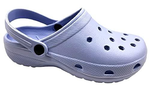 Image of Ladies Womens Mules Slippers Nursing Garden Beach Hospital Clogs Shoes Sandals Blue