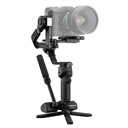 Image of ZHIYUN Crane 4 Combo [Official] Gimbal Stabilizer for DSLR and Mirrorless Cameras, 3 Axis Camera Stabilizer with Handle, Wrist Rest, Tripod, Bag, Light, for
