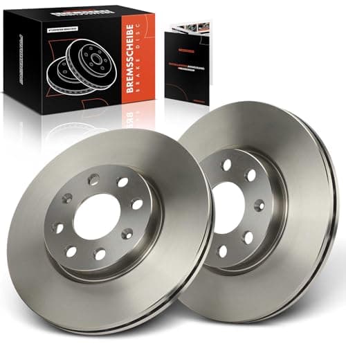 Image of Frankberg Brake Disc Set incl. 2x Discs Front Vented Ø257mm Compatible with Corsa D S07 Punto Evo 199 Adam M13 Grande Punto 199 Corsa E Replace# 93197241,569065
