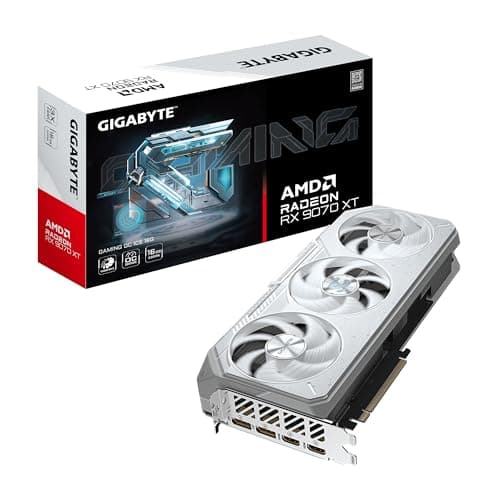 Image of Gigabyte Radeon RX 9070 XT GAMING OC ICE 16G Graphics Card - 16GB GDDR6, 256bit, PCI-E 5.0, 3060 MHz Core Clock, 2 x DisplayPort, 2 x HDMI, GV-R907XGAMINGOCICE-16GD