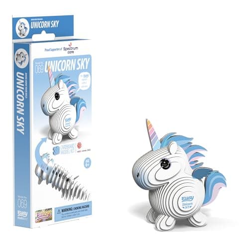 Image of EUGY Unicorn Sky Model 3D Craft Kit