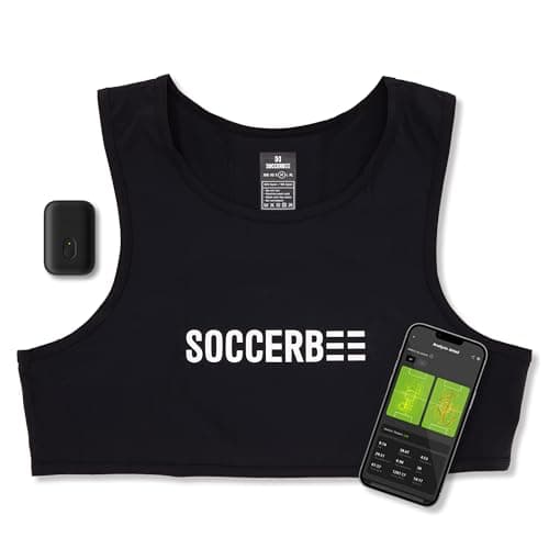 Image of SOCCERBEE-BEE PRO 2 - Sports GPS Tracker & Vest for Outdoor Sports | 30days trial included & Subscription Requierd | Soccer Training Equipment | Fitness Tracker (size Small)