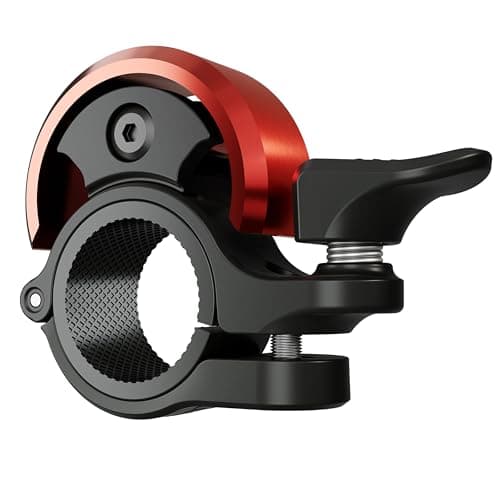 Image of Greallthy Bike Bell - Aluminum Alloy, Clear Loud Sound - for Adults & Kids, Sturdy & Compact - Fits 0.75-1in (19-25.4mm) - Perfect for Kids/Folding/Most Standard Mountain Bikes Scooter.