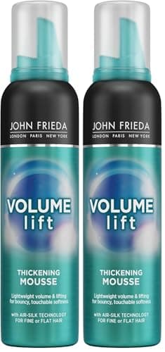 Image of John Frieda Volume Lift Thickening Mousse 200 Ml, Volumising Mousse Thin Hair (Pack of 2)